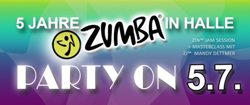 ZUMBA in Halle 5 Jahre Party on 2015 web 800